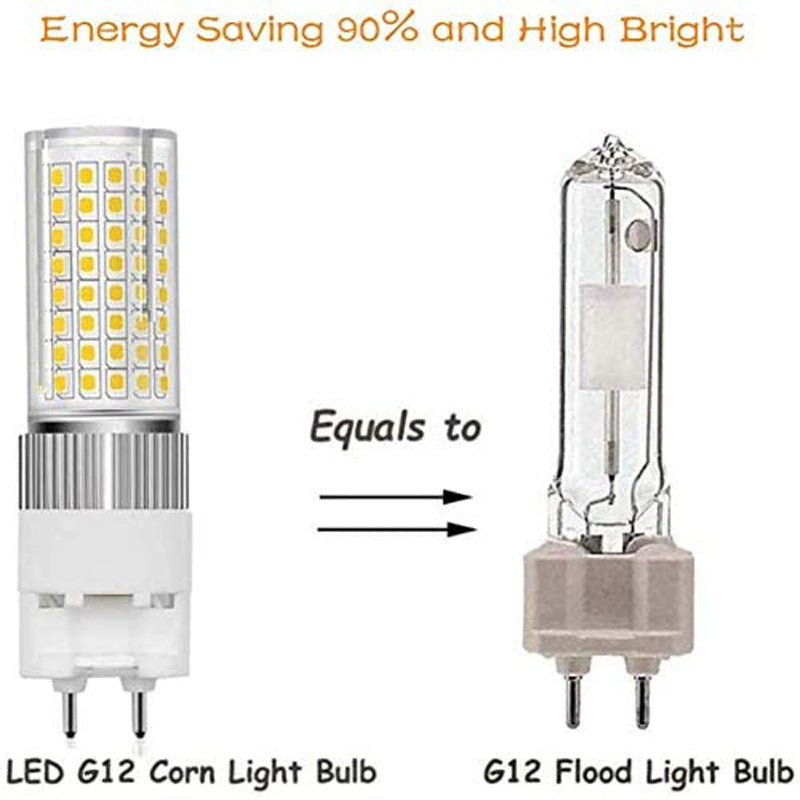LED Corn Light 15W 25W ceramic G12 bulb light replace CDM-T G12 halogen lamp AC110-277V
