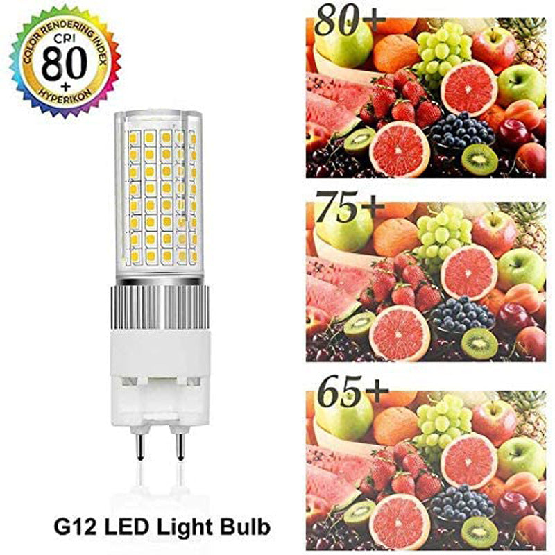 LED Corn Light 15W 25W ceramic G12 bulb light replace CDM-T G12 halogen lamp AC110-277V