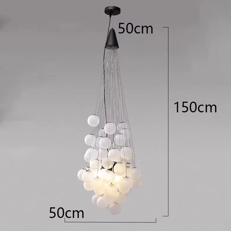 Chrome Modern Crystal Chandelier - Luxury LED Hanging Light for Living Room