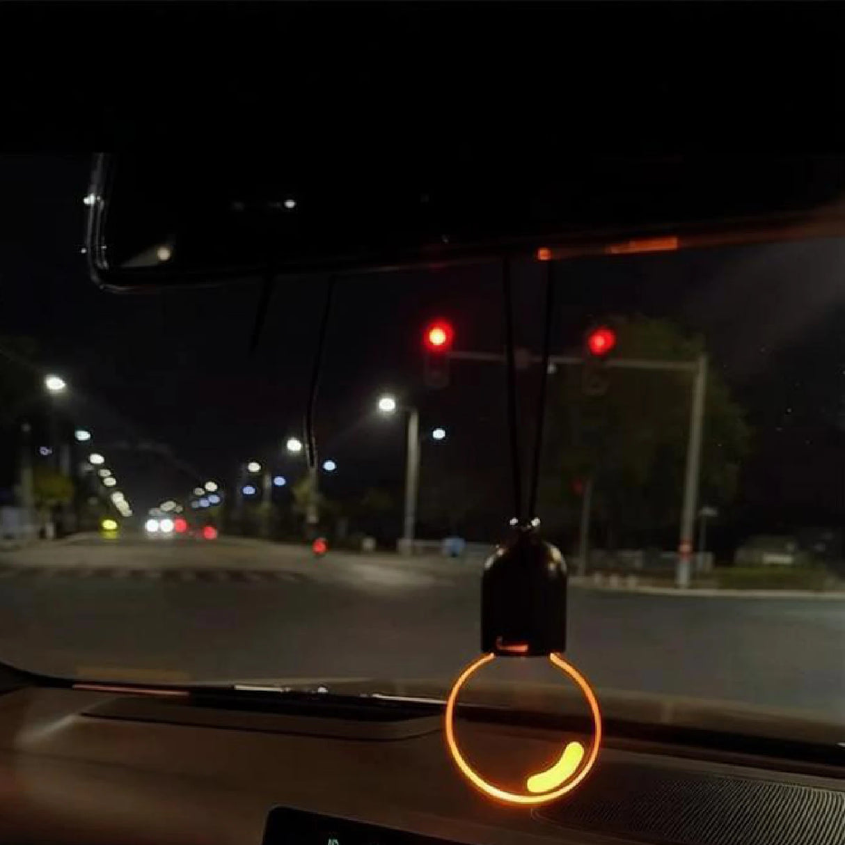 Bulb Car Charm Creative LED Car Interior Pendant Light Mini Hanging Ambient Light Auto Rearview Mirror Decor Lamp USB Charging