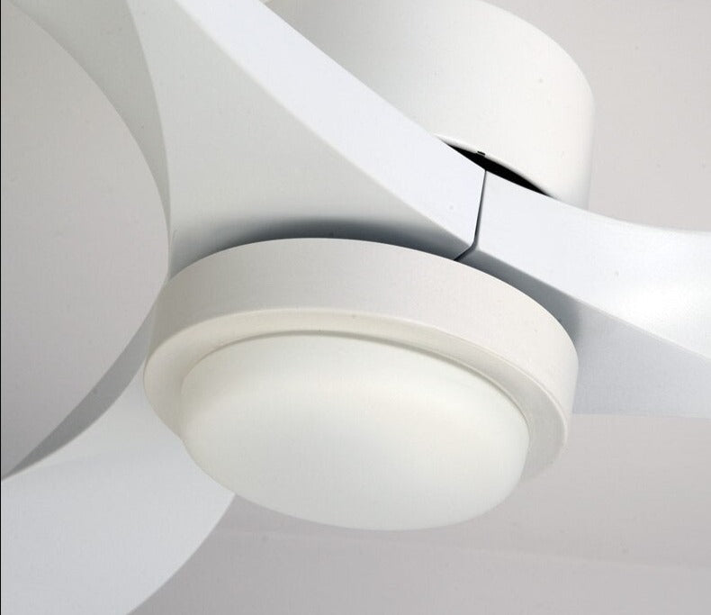 SOVE Black Modern Led Ceiling Fans With Lights Simple Ceiling Light Fan With Remote Control White Fan Lamp Ventilador De Techo