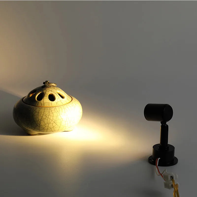 Led recessed cabinet mini spot light 110V 220v downlight 12v dc jewelry 3W show Include Led Driver 4000K Ceiling light lamp