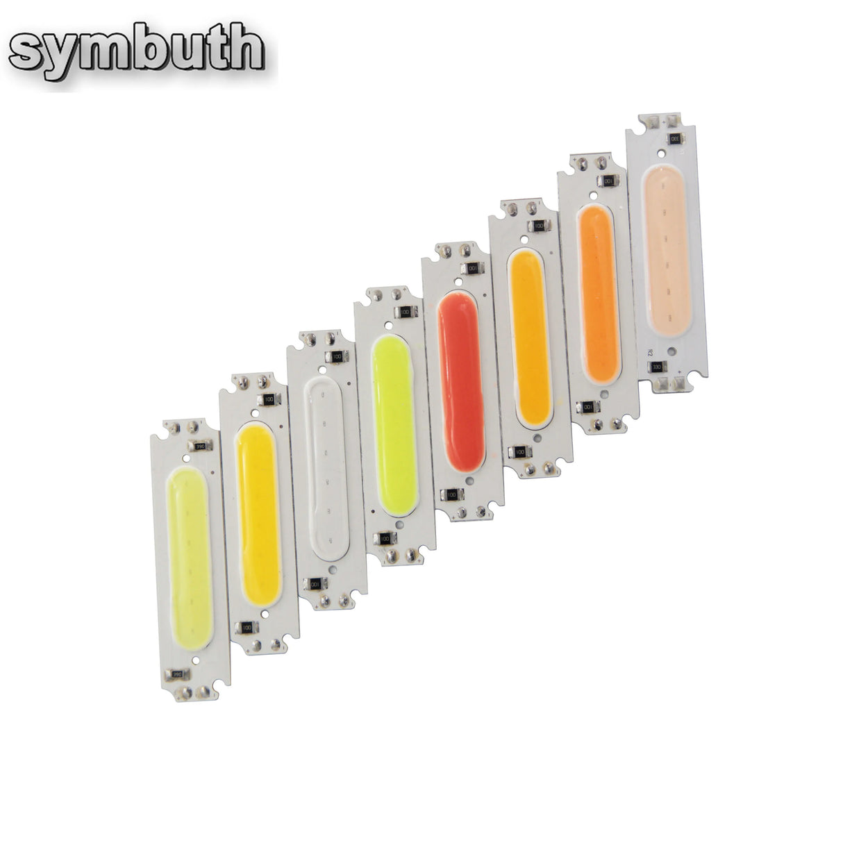 DC 12V 60*15mm COB LED Bar 2W Diode Lighting Strip Red Blue Pink Green Yellow White Color for DIY Lamp