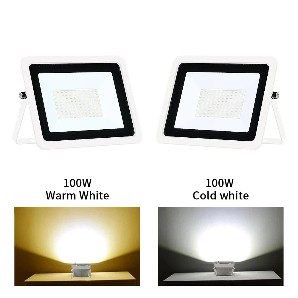 LED Flood Light Floodlights 10W 20W 30W 50W 100W LED Spotlight Outdoor IP68 Waterproof Floodlight Garden Square Street Light