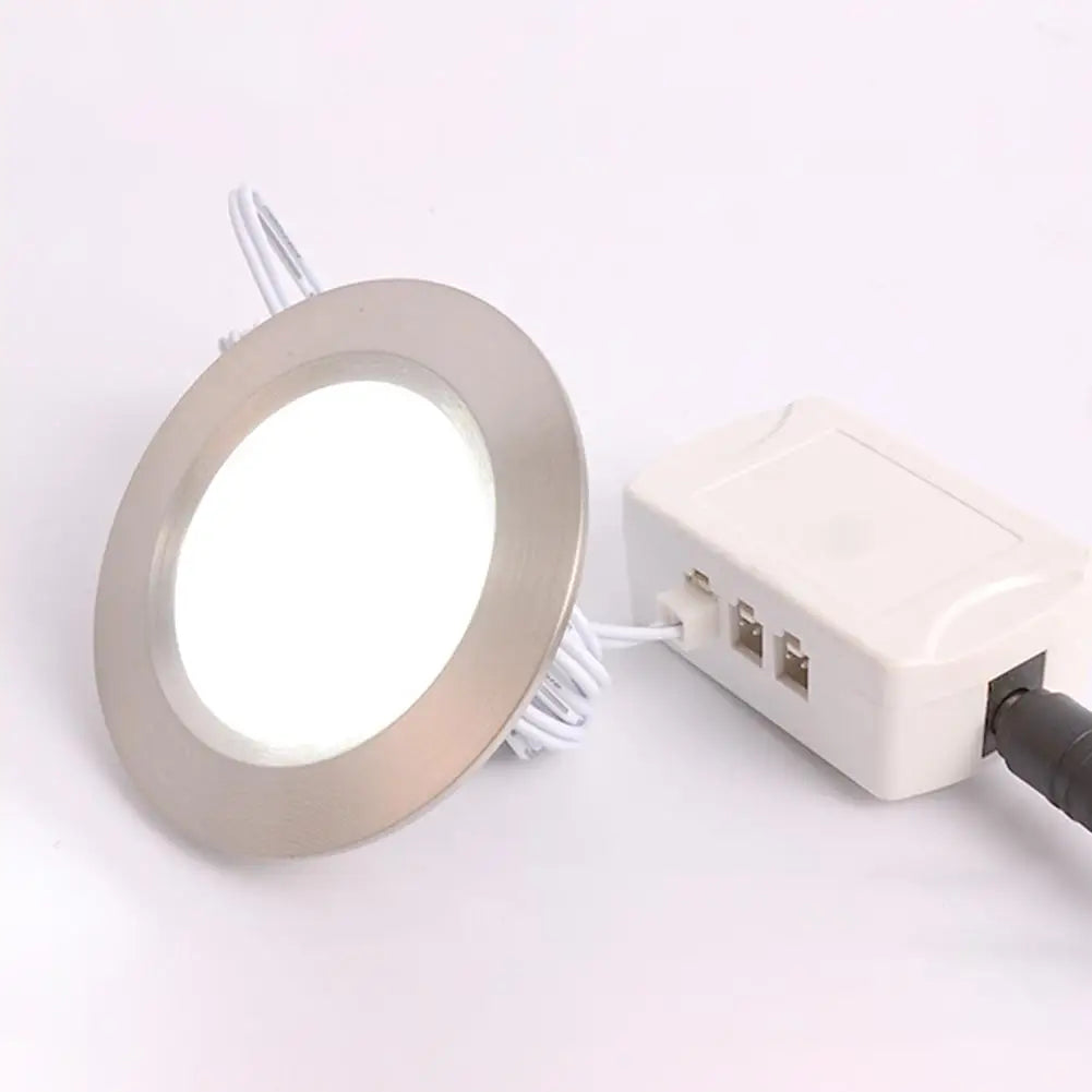 Light with HUB Adapter12V Low Voltage Ultra-Thin Concealed Mini LED Downlight LED Display Cabinet Light Kitchen Cabinet