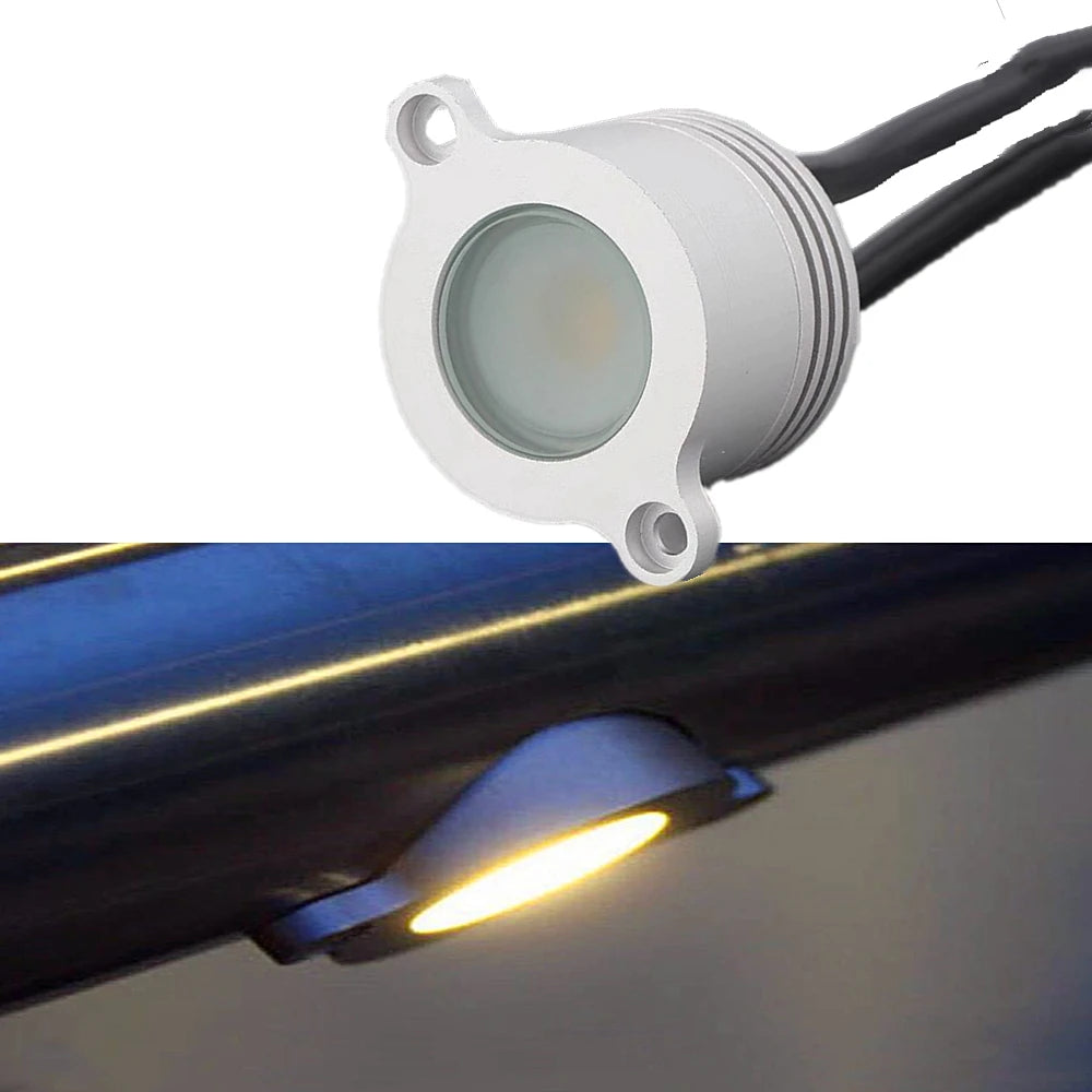 Outdoor 1W LED Handrail Light - IP65 Waterproof Recessed Railing Spotlight