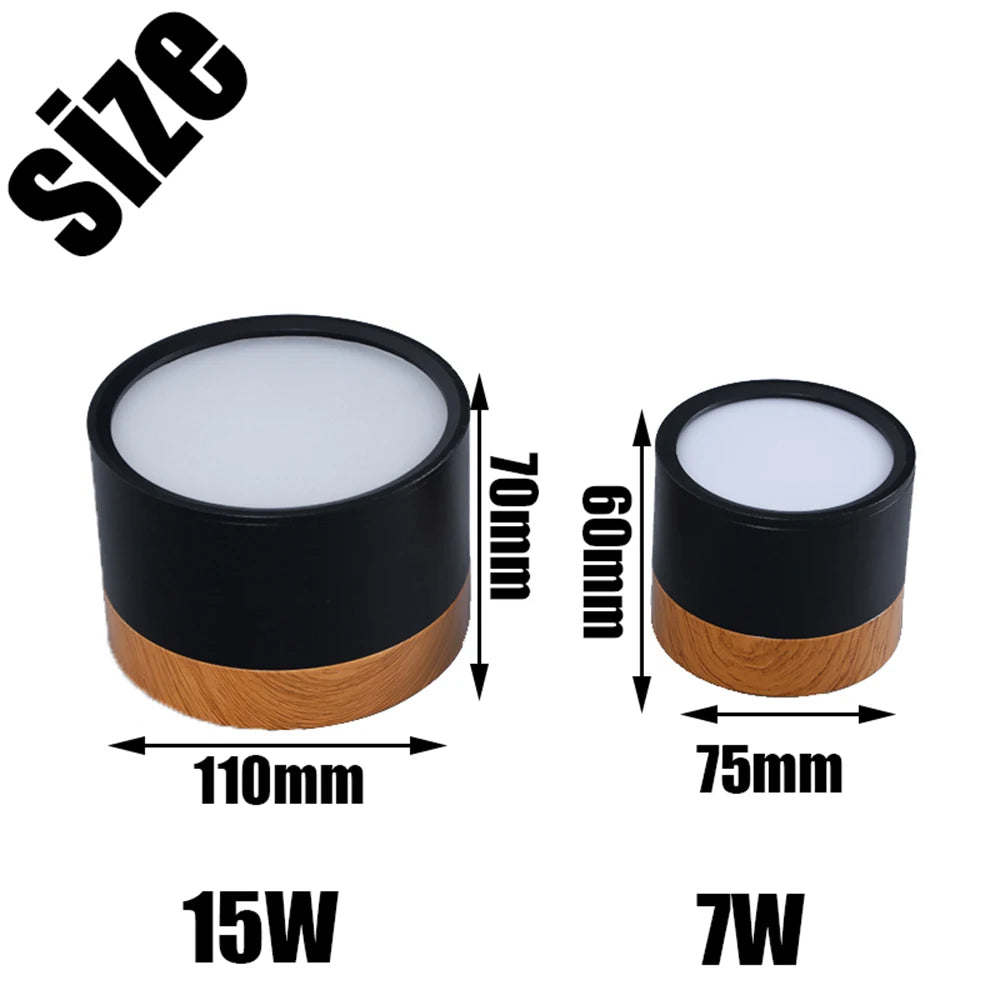 7W 15W LED Downlight Modern Colorful Ceiling Lamp AC 85-265V Nordic Macaron Colour Spot Light Bedroom Living Room Lighting D30