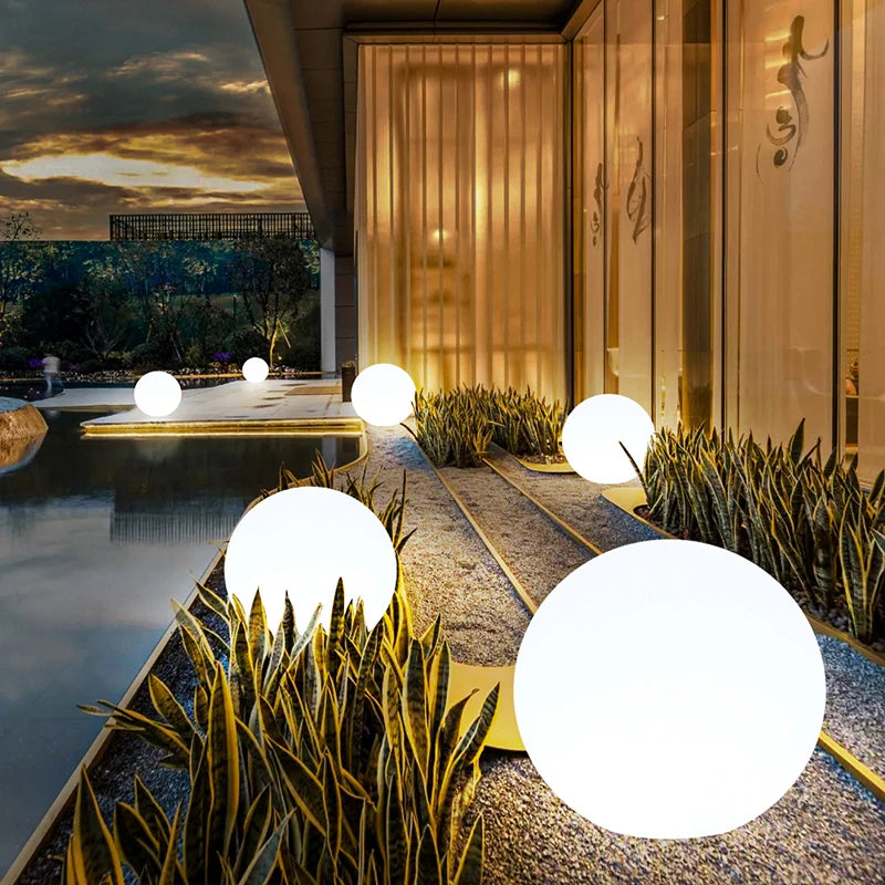 Replacement LED Light Base, Remote Control & Charger Kit for Garden Ball, Cube & Egg Lights