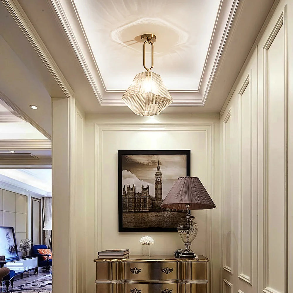 Gold Pendant Lights Chandeliers LED Lamp Modern Home Indoor Fixture AC110-220V Coffee Room Hanging Bar LED Light New Arrival