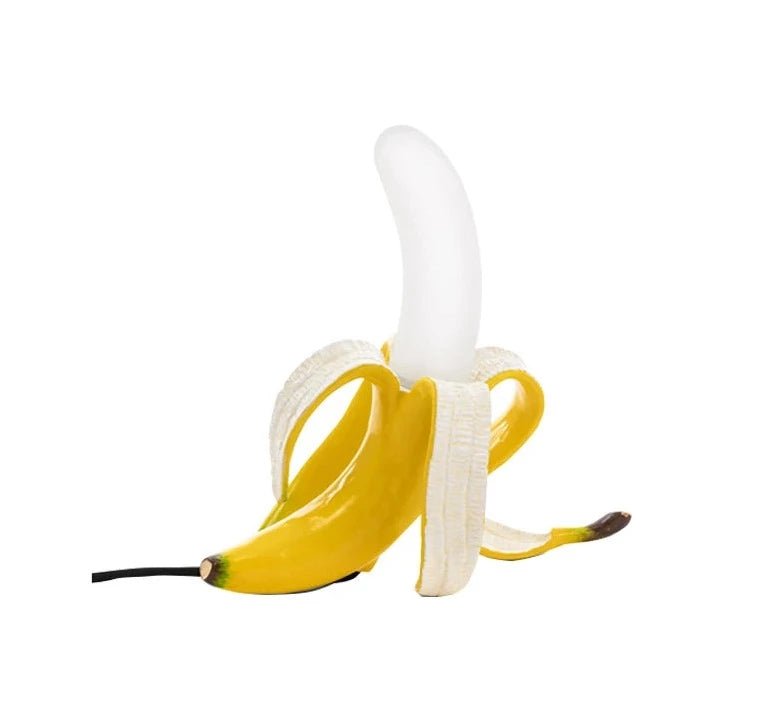 Resin Banana Table Lamps Living Room Bedroom Bedside Lamp Led Glass Night light Bar Desk Light art Home Decors Luminaria