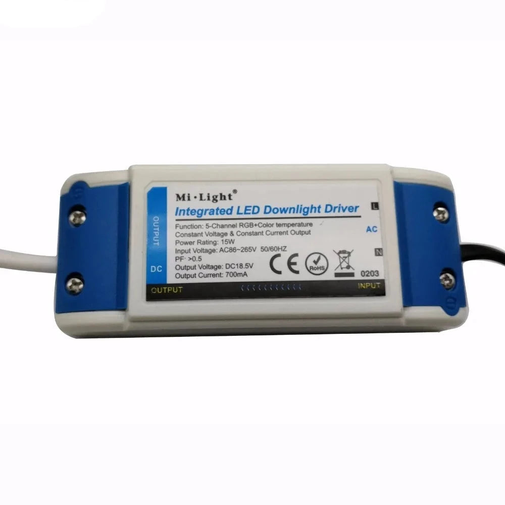 RGB+CCT 15W LED Downlight FUT069 IP54 Waterproof AC86-265V Round Recessed 2.4G Dimmable Light For Bathroom