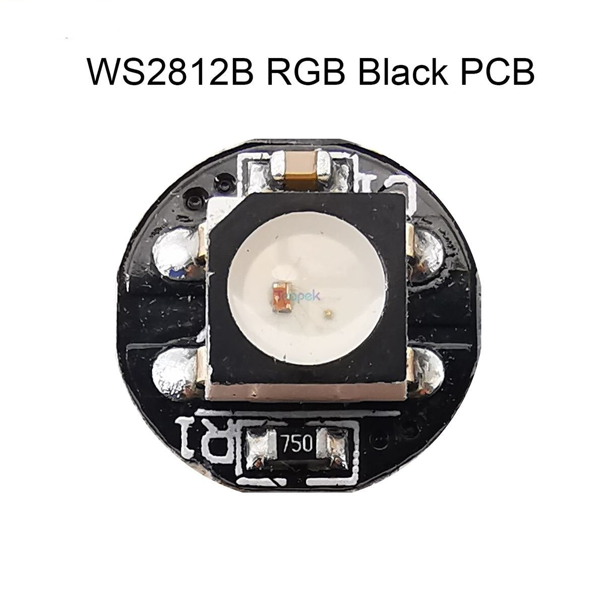 20-500pcs 5050 SMD WS2812B RGB SK6812 RGBW LED Chip Addressable With Mini PCB board (10mm*3mm) Heatsink Black White PCB DC5V