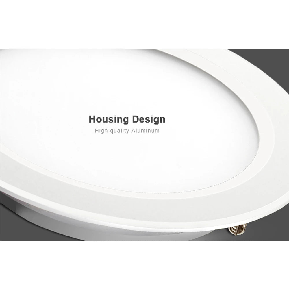Smart RGB+CCT LED Downlight - Dimmable Color Changing Ceiling Panel (6W-25W)