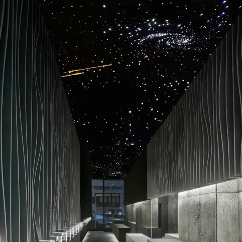 5W 24KeyS RF remote controlled Meteor effect LED shooting Star Light Engine Driver Fiber Optic Ceiling DIY Star SKY Lighting