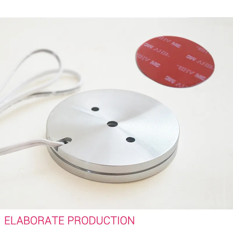 Cabinet Spotlight Household Ultra-thin 9mm Showcase Surface Mounted LED Panel Light DC12V Kitchen Furniture Mini Small Downlight