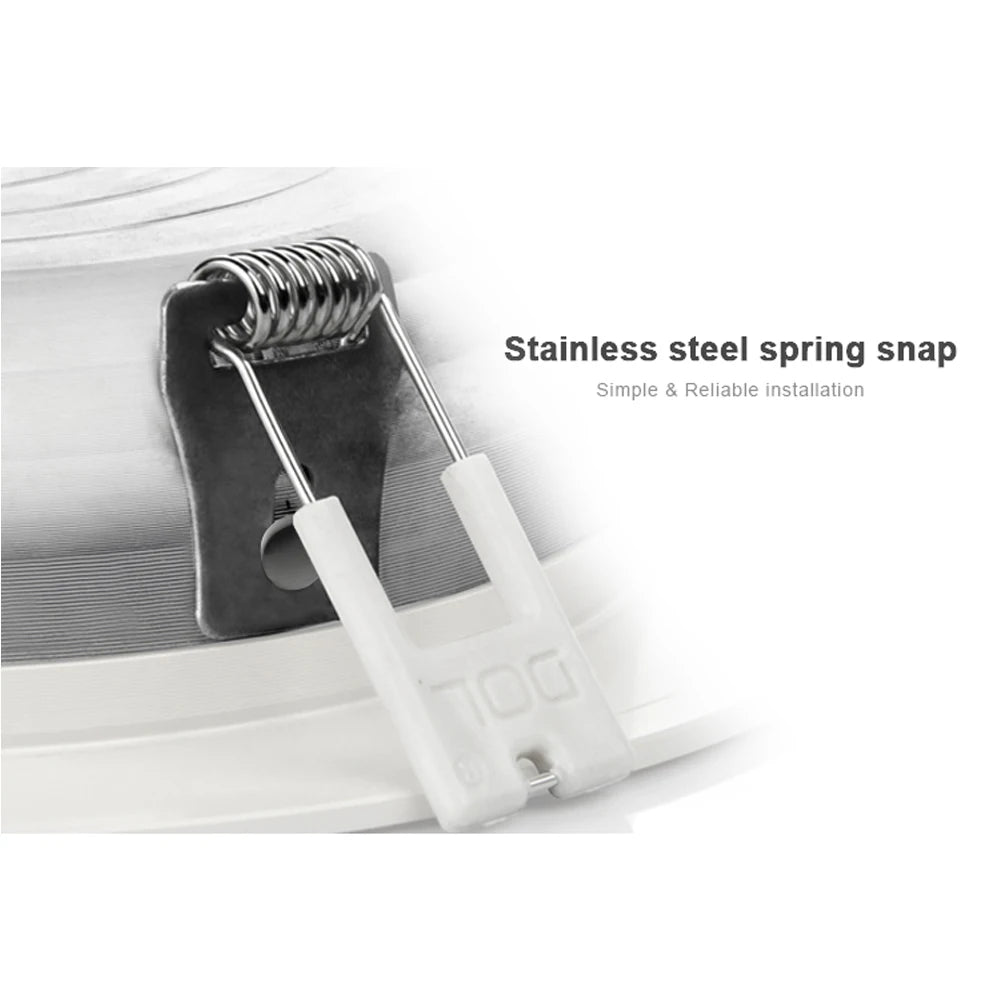 Smart RGB+CCT LED Downlight - Dimmable Color Changing Ceiling Panel (6W-25W)
