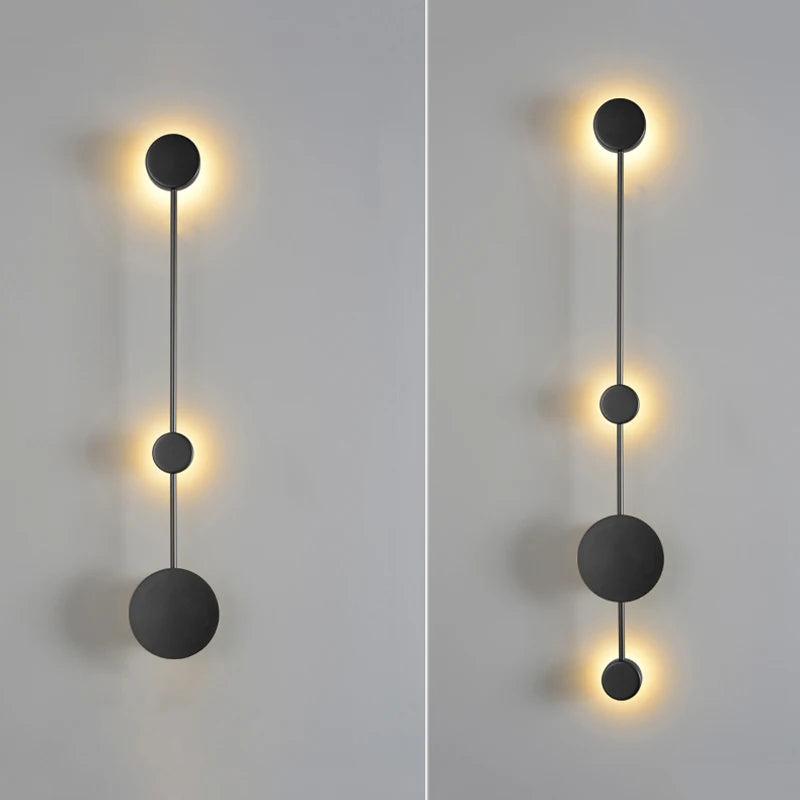 Modern LED Wall Lamp Simple Living Room Background Wall Light Bedroom Bedside Wall Sconce Creative Hotel Hall Corridor Lighting