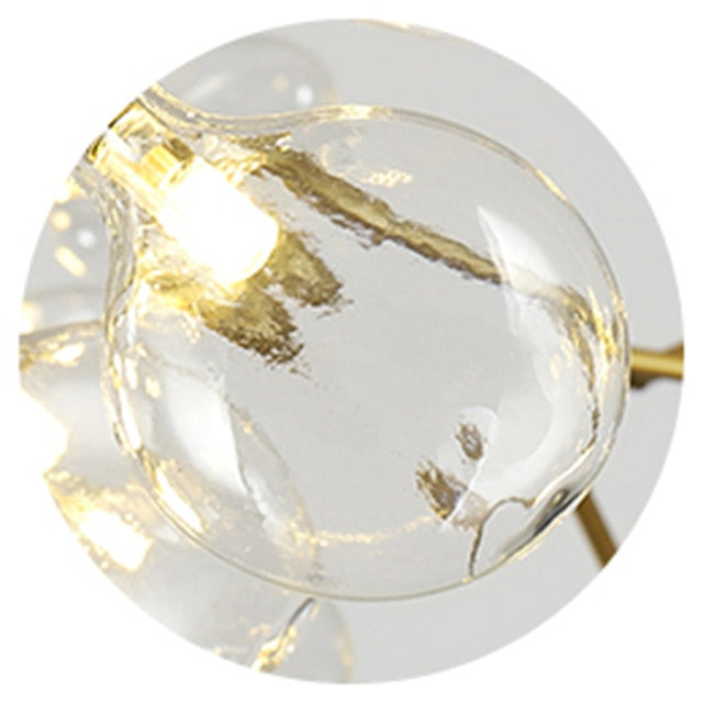 Modern LED Pendant lights Gold Black tree branch Chandeliers room decor Bedroom Dining Living Room Luster Lamp Home Decoration