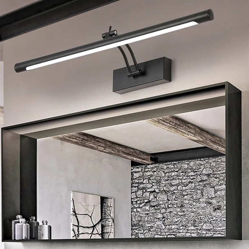 Modern LED Vanity Lights Bathroom Mirror Wall Lamps Waterproof Dimmable 9W 12W Toilet Wall Mounted Lighting Fixtures Sconces