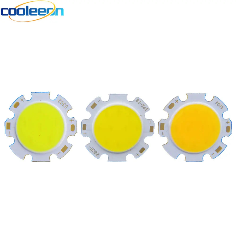 Round COB LED Chip Spotlight Floodlight Indoor Lighting 3W 5W 10W 20W 50W 200W LED Light Srouce Circular COB Board