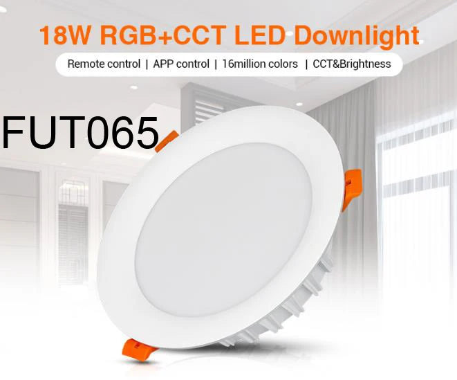 Smart RGB+CCT LED Downlight - Dimmable Color Changing Ceiling Panel (6W-25W)