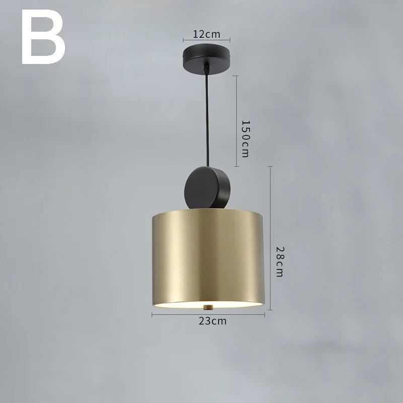 Home Decor Led Pendant Light Suspension Kitchen Fixture Bedside Hanging Lamp Nordic Loft Living Room Dining Room Indoor Lighting