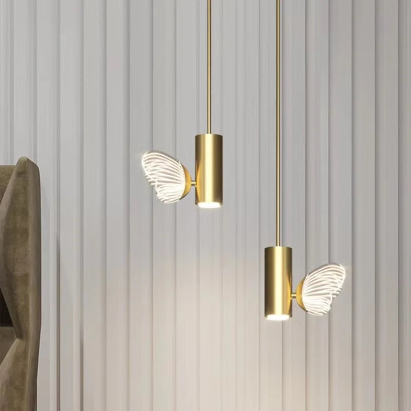 Butterfly LED Pendant Wall Lights Nordic Indoor Lighting Ceiling Lamp Bedside Lamp Hanging Lamps Modern Living Room Decoration