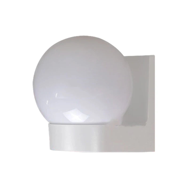 Modern Ball Outdoor Wall Lamp Garden Glass Balcony Aisle Step Lights Corridor Street Garden Fence Park Lighting Built lamp