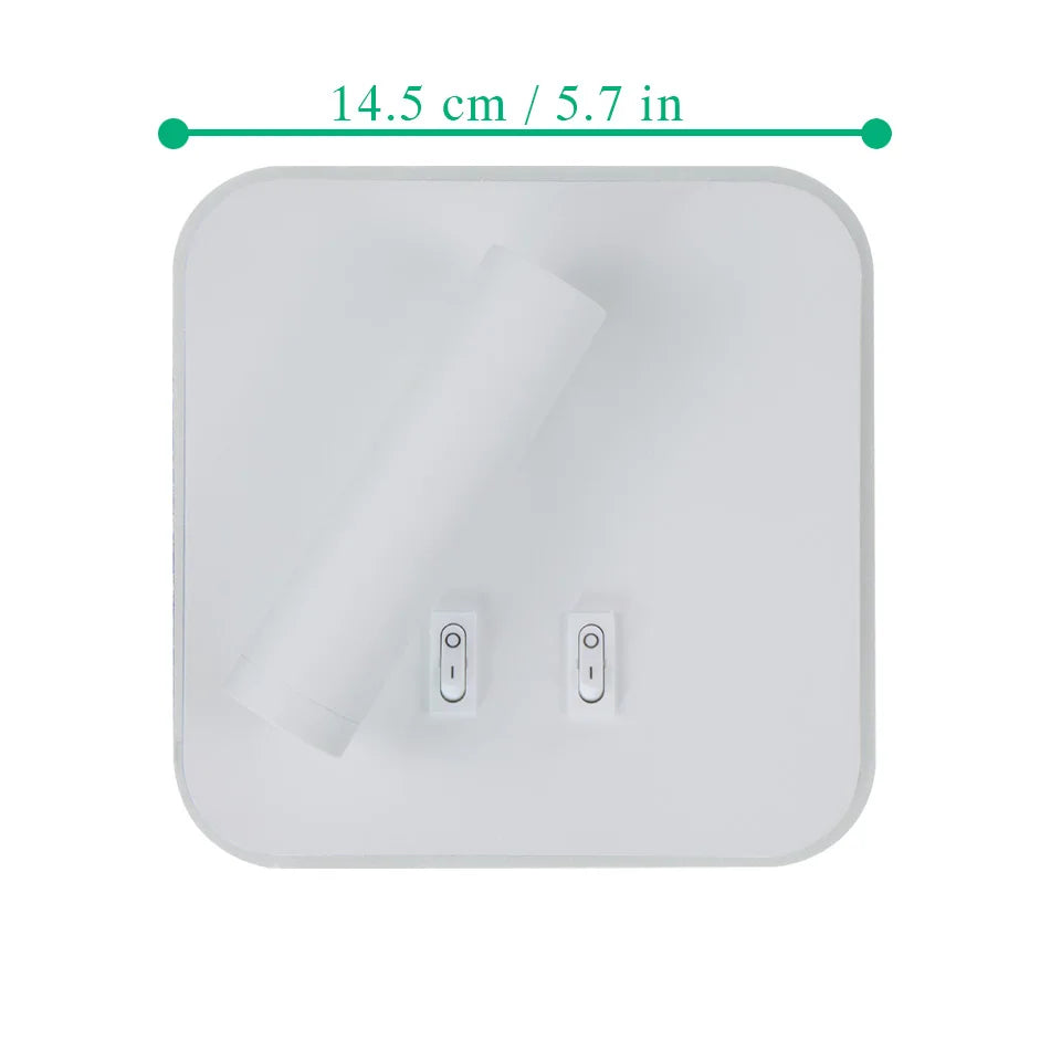 Led wall lamps 3W reading light 7W backlight with switch wall light hotel bedside modern wall lamp bedroom study stair sconces