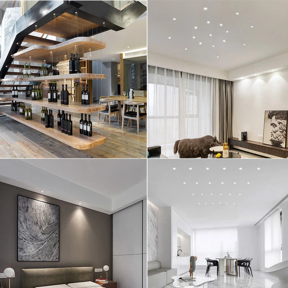 Led Spot Light 110V 220V Spotlight Lamp COB Ceiling Spots Led Downlight 3W Indoor Ceiling Lighting For Home Kitchen Bedroom