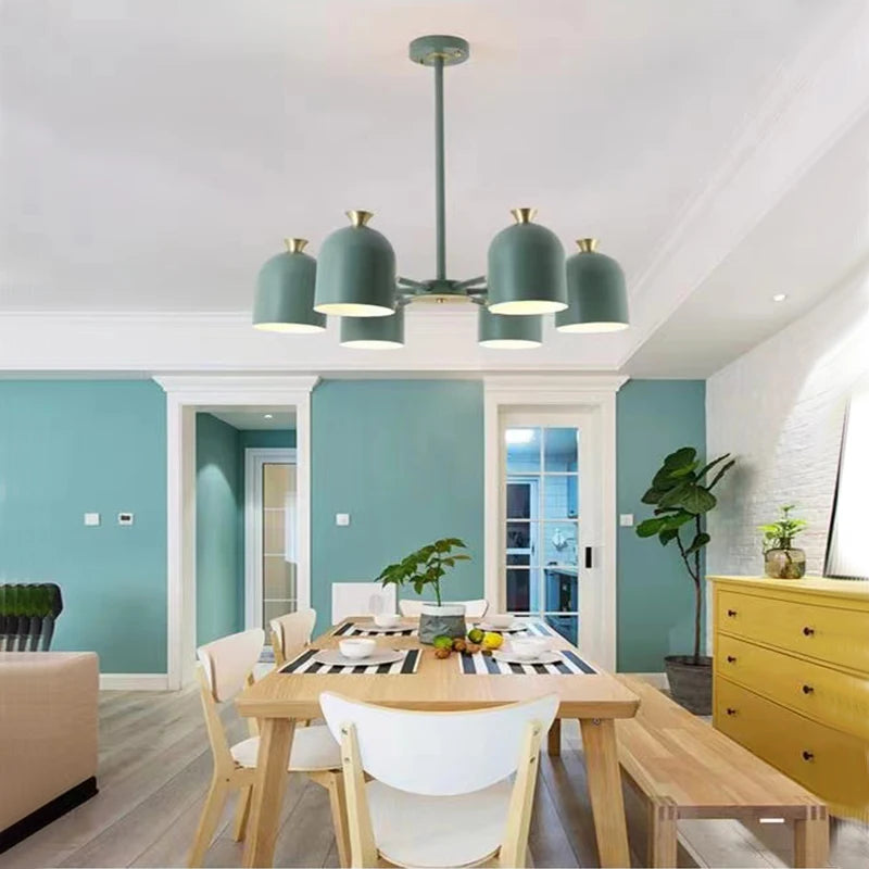 Bedroom chandelier living room decoration ceiling lamp hotel room lighting chandelier wrought iron chandelier kitchen lamps