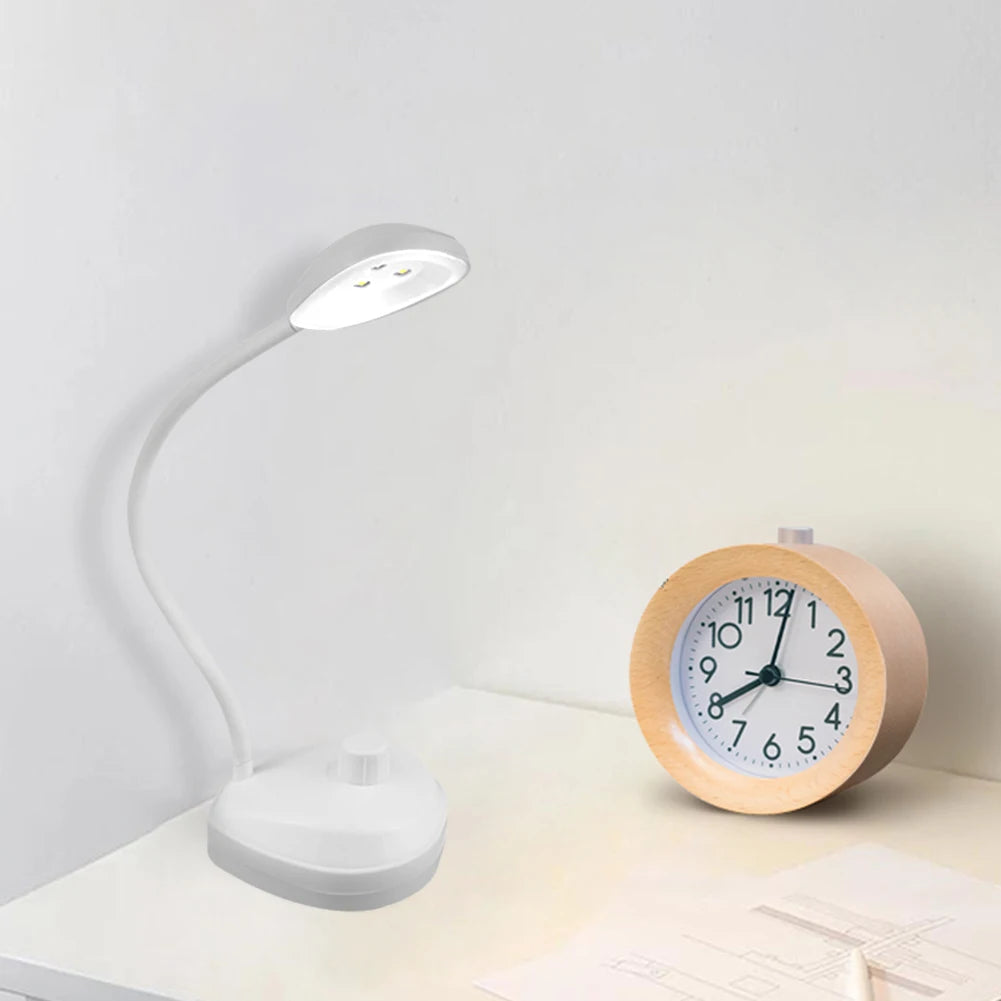 LED Reading Table Lamp Dimmable Battery Powered Eye Protection Book Light Bedroom Reading Night Lights for Student Bedside Study
