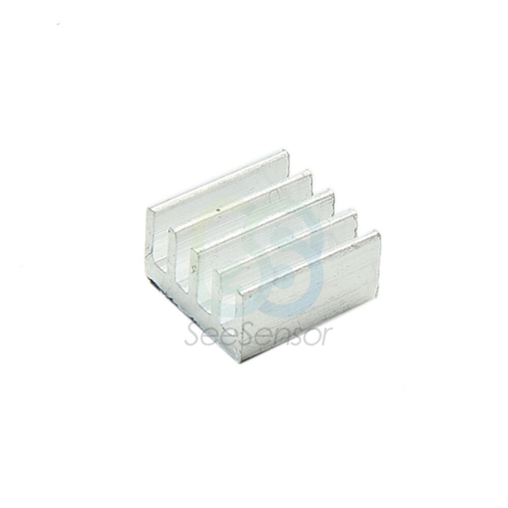 Adhesive Raspberry Pi Heatsink Cooler Pure 3pcs/set Aluminum Heat Sink Set Kit Radiator For Cooling Raspberry Pi 2 B