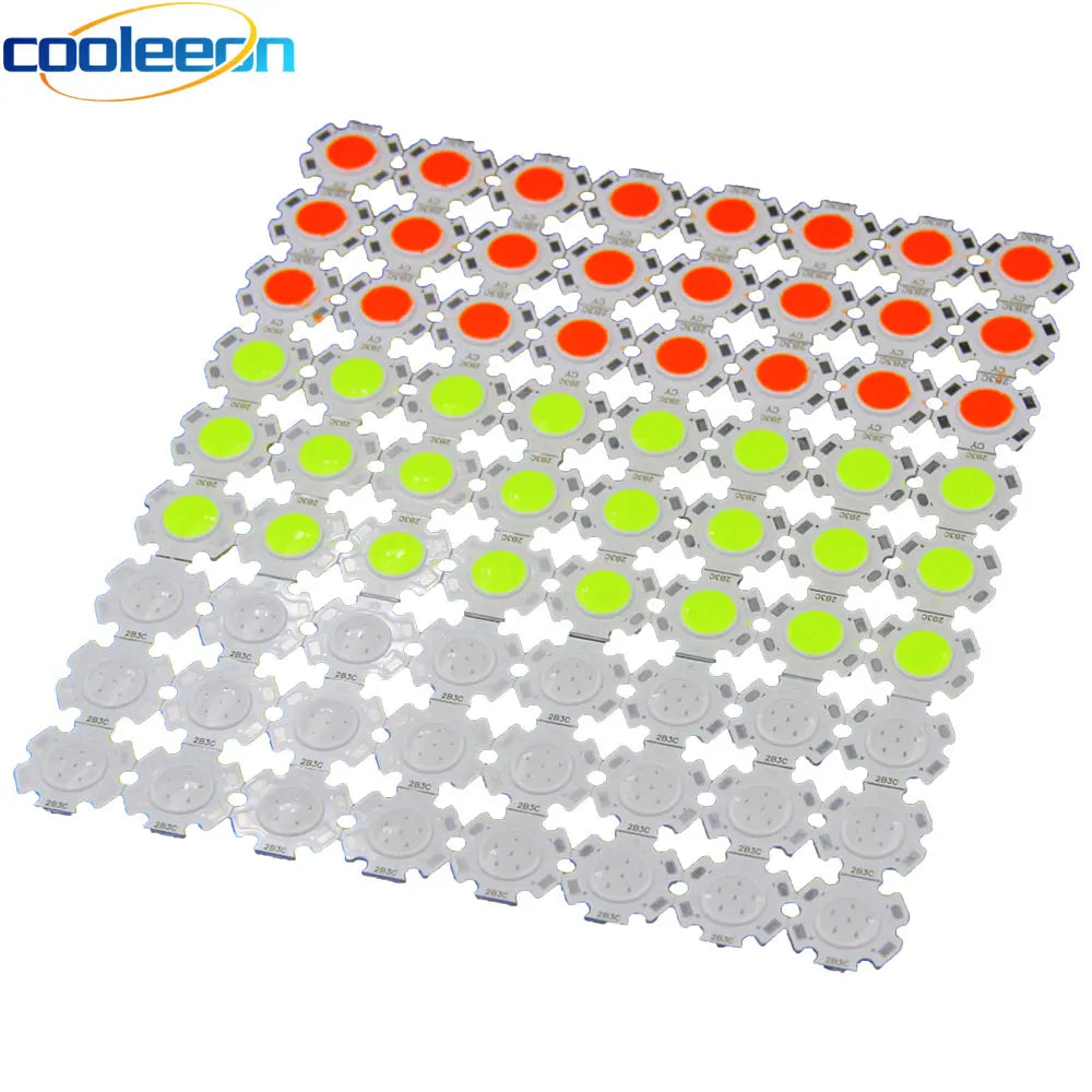 Round COB LED Chip Spotlight Floodlight Indoor Lighting 3W 5W 10W 20W 50W 200W LED Light Srouce Circular COB Board