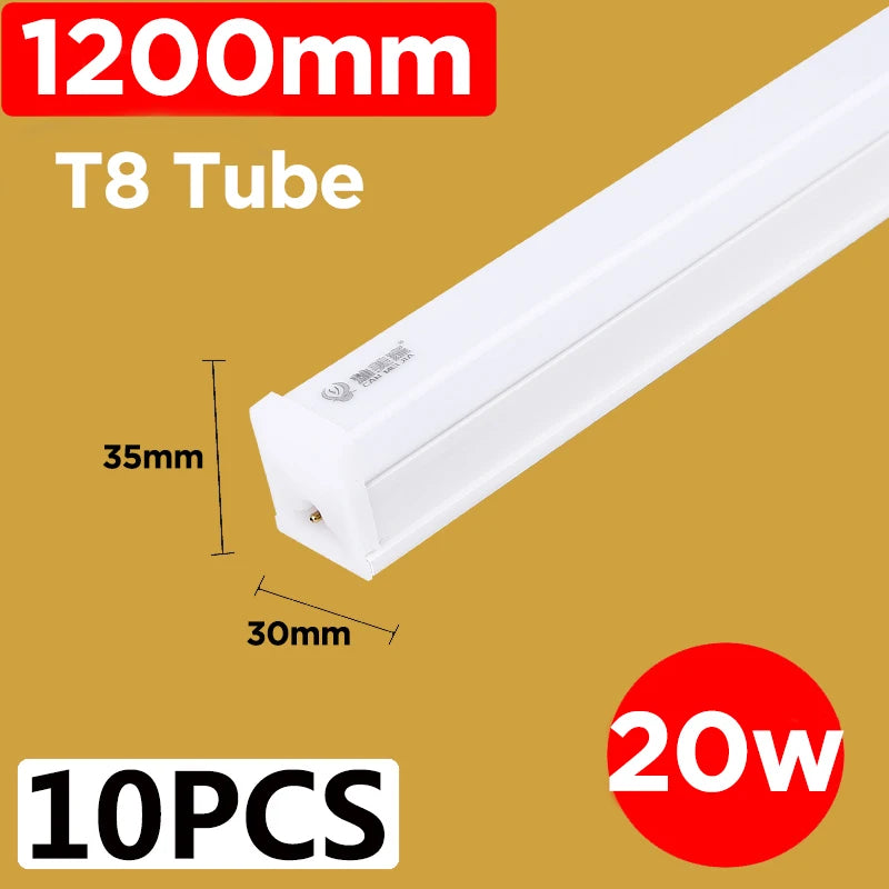 90cm/120cm T5/T8 LED Tube Light (220V) - Linear Ceiling Strip Fixture for Kitchen, Closet, Cabinet, Bedroom & Garage