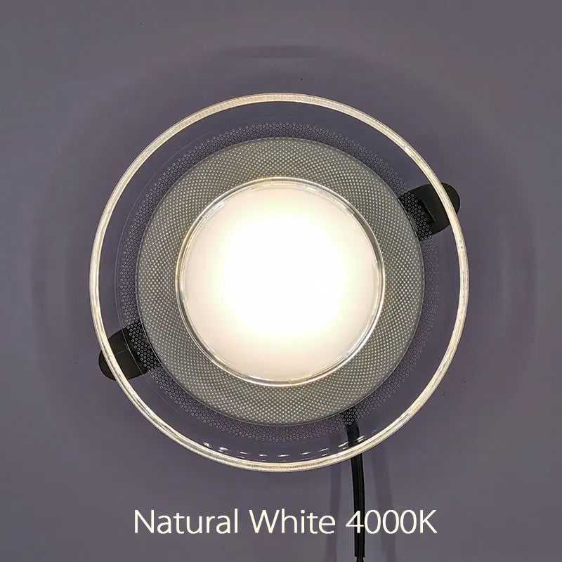 Acrylic Panel LED Downlight - Ultra-Bright Recessed Ceiling Lamp (3W-9W)