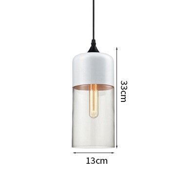 Nordic Modern LED Pendant Lights Fixtures Bedroom Dinning Living Room Light Wood Color Glass Hanging Lamp Luminaria