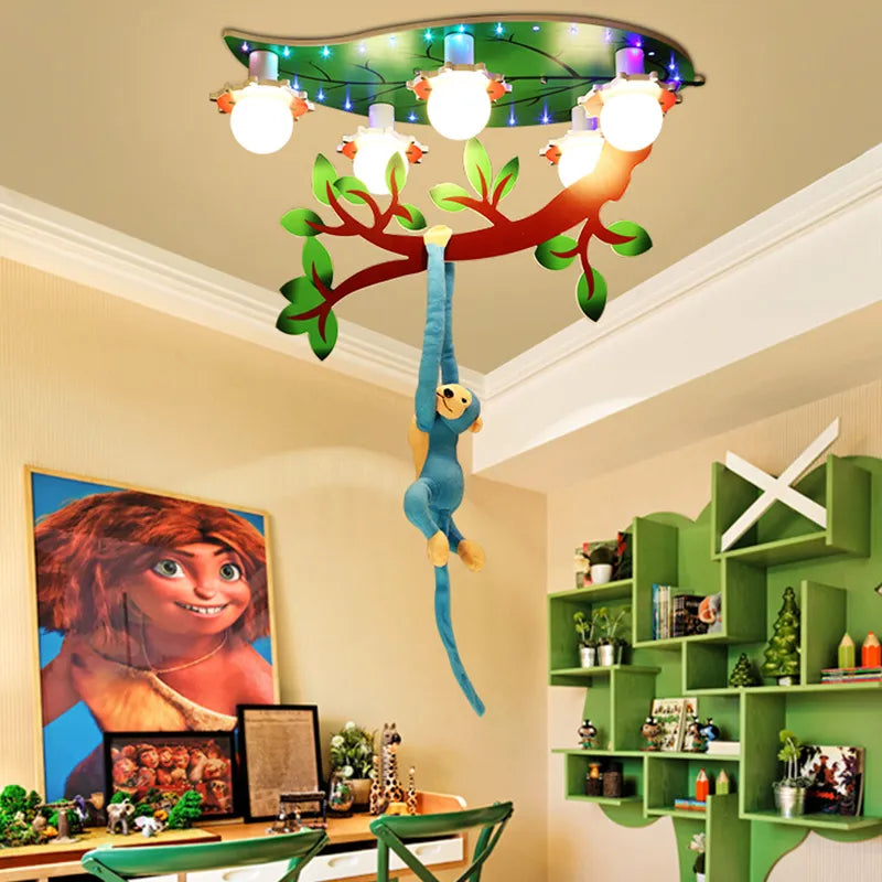 Children's bedroom decor's led lights for room indoor chandelier lighting chandeliers ceiling lamps for living room decoration