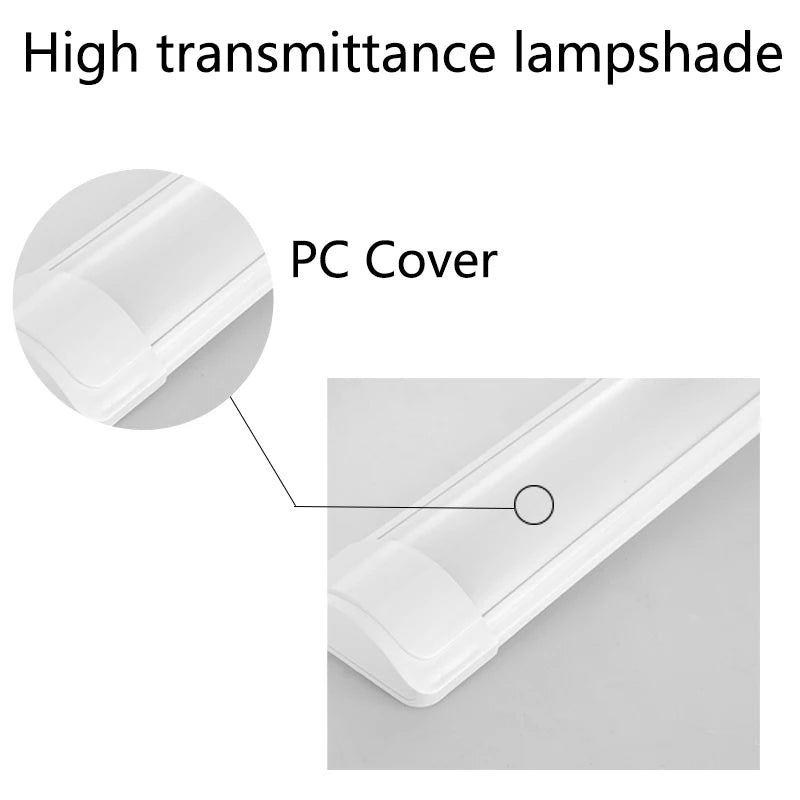 4ft (120cm) T5/T8 LED Tube Light (40W/60W, 220V) - Cold White & Warm White Ceiling Lamp Bar for Home, Office & Workshop