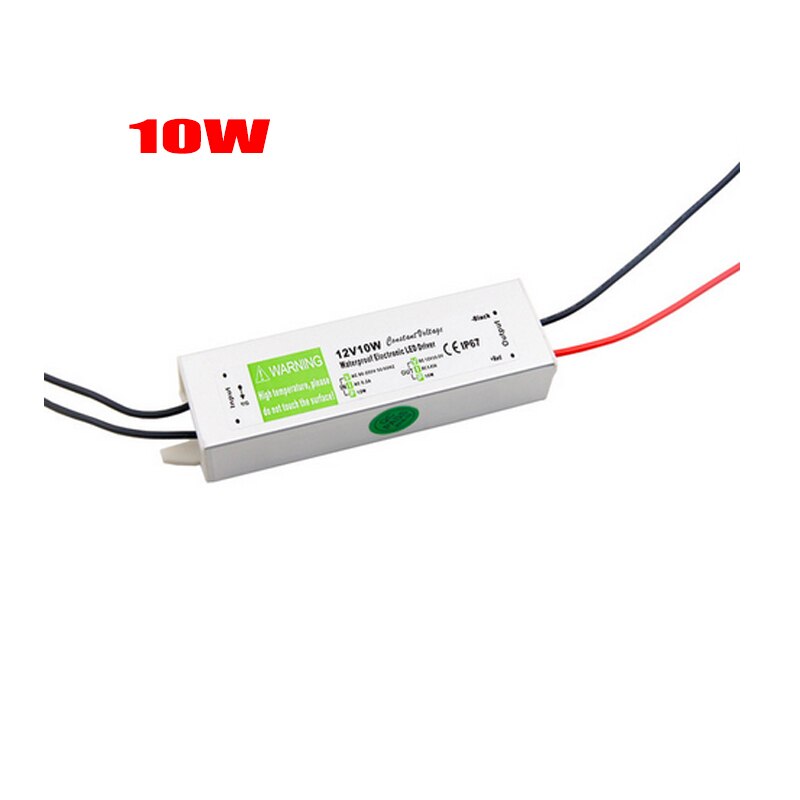 Waterproof IP67 LED Driver Ac DC 12V/24V 10W 15W 20W 25W 30W 36W 45W 50W 60W 80W 100W 120W 150W Power Supply for LED Strip Light