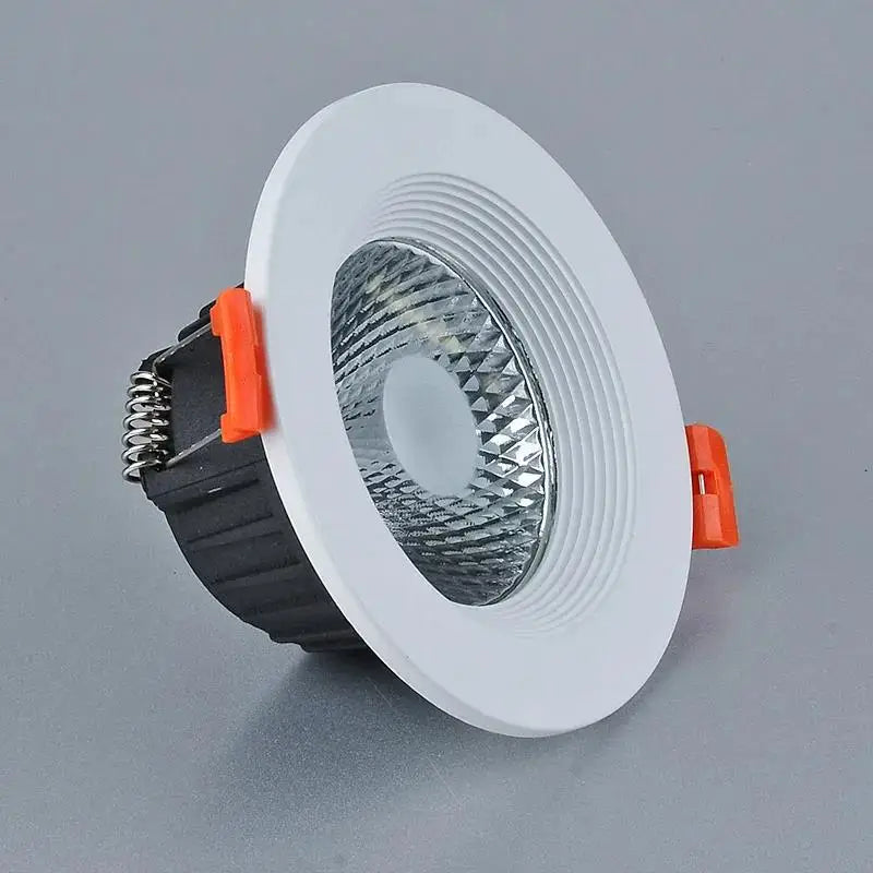 Modern LED COB Recessed Downlight - 5W to 15W Dimmable Spotlight for Commercial & Retail Lighting