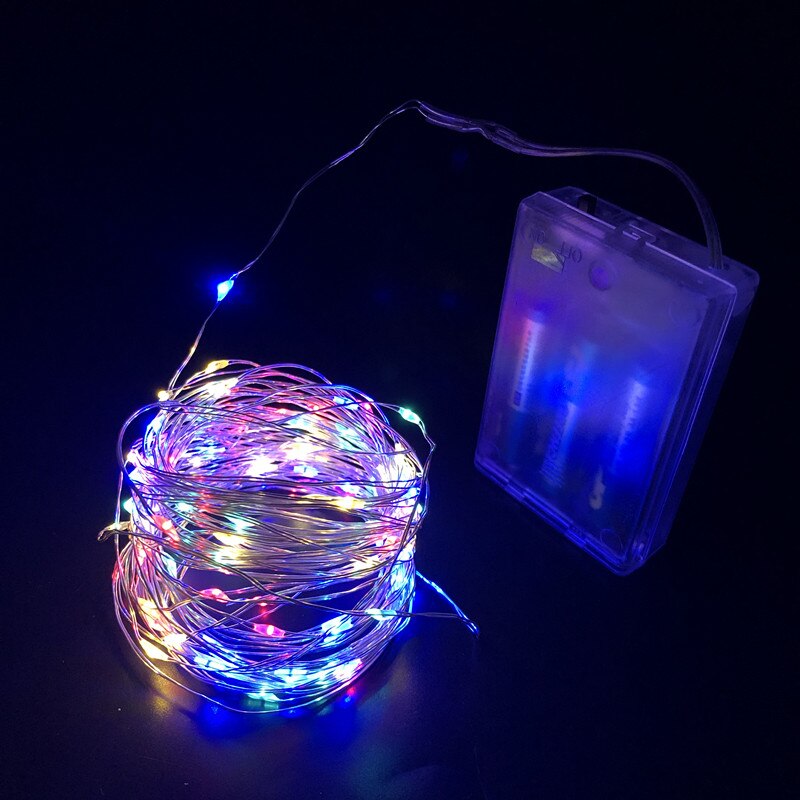 Mini Battery Powered Led String Lights Copper Wire Fairy Lights for Bedroom Christmas Parties Wedding Centerpiece Decoration