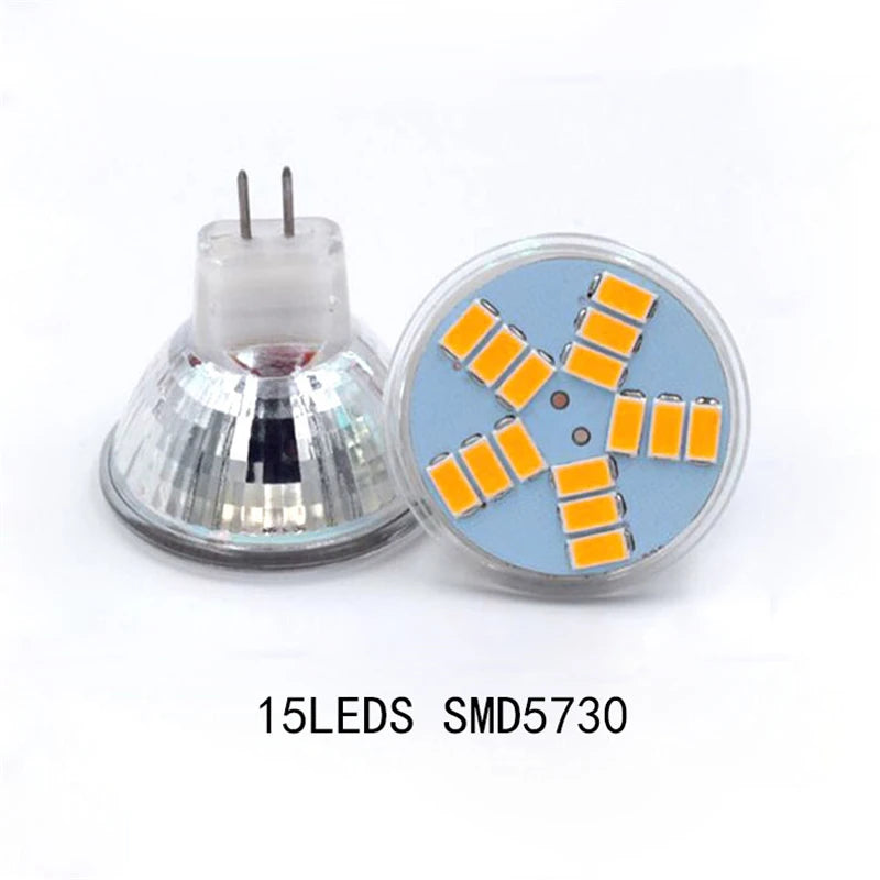 1PCS/LOT New MR11 GU4 Led Lamps 3W 7W LED Bulbs Spotlight 12V 24LEDS 15LEDS SMD3528 5730 Warm/Cool White Light LED Spot Bulb