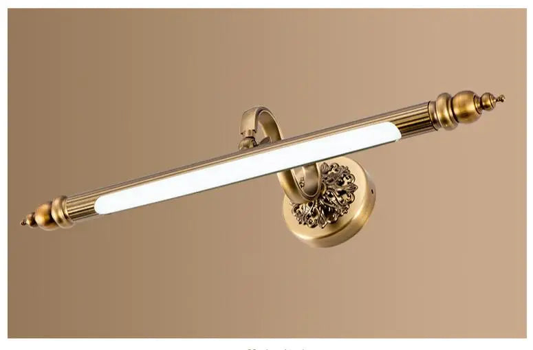 Bathroom Mirror Lamp 48CM/57CM/68CM Waterproof Retro Bronze Cabinet Vanity Mirror Lights Led Wall Light Lamp LED Light Wall Lamp