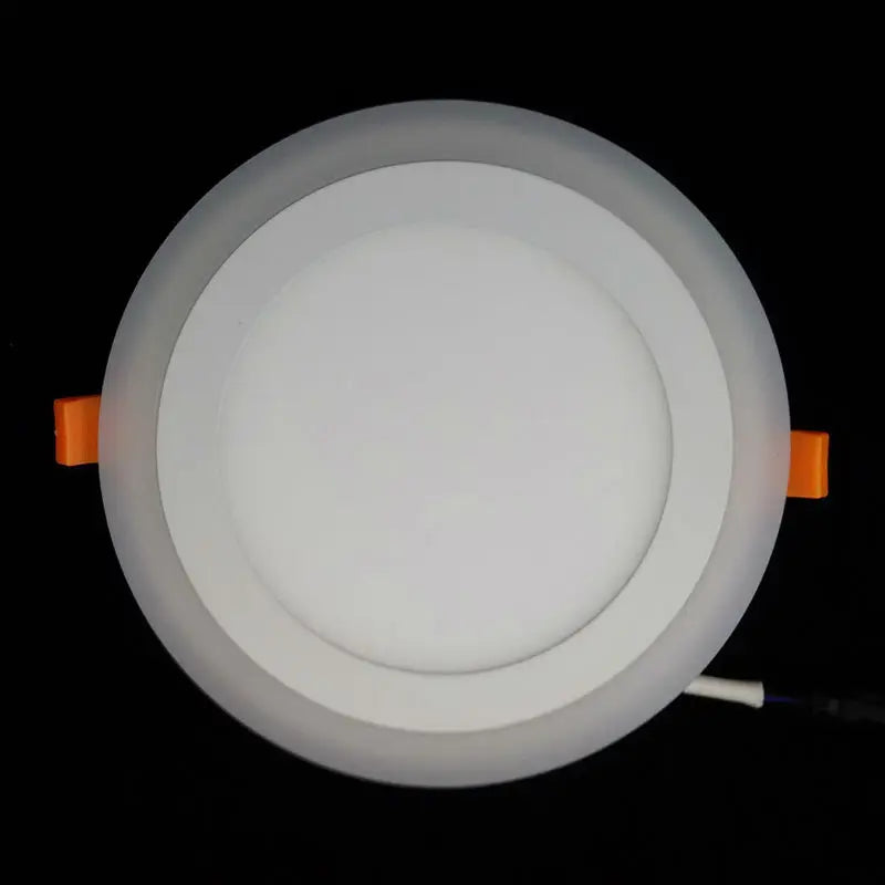 Double Color Round LED Panel Downlight 5W 9W 16W 24W, 3 Modes LED Panel Lights AC85-265V Recessed Ceiling Downlights CE ROHS