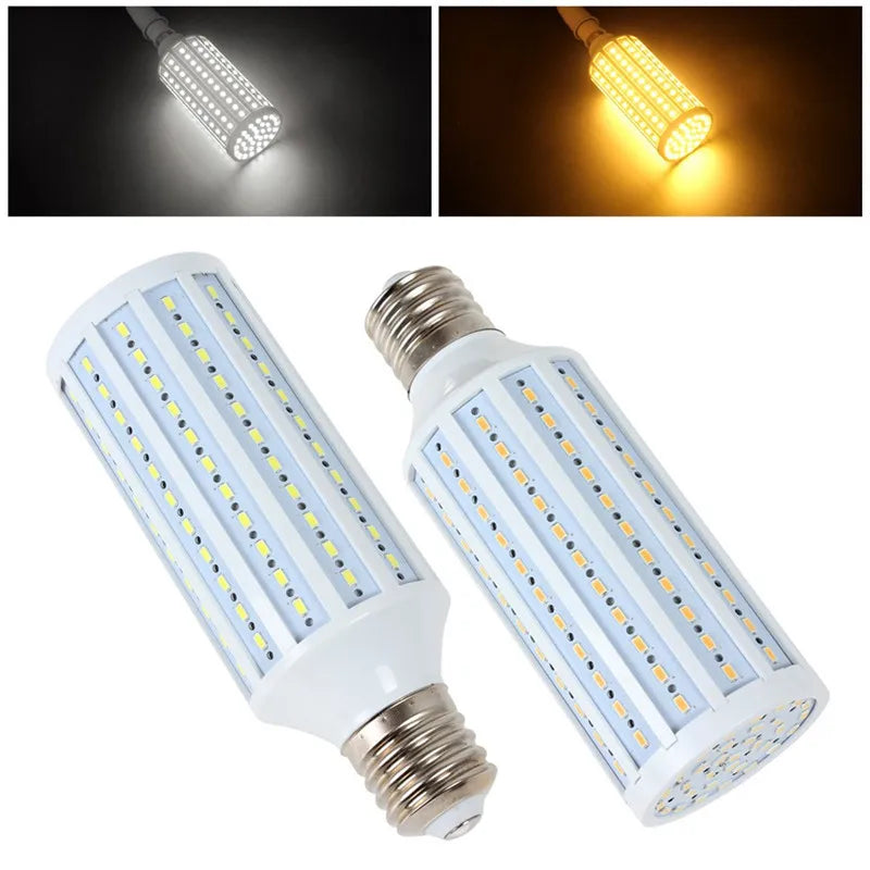 High brightness 50W LED bulb E40 LED Light 165 LEDs 5730 SMD LED Corn Lamp AC110/220V Warm White Cool White free shipping 1pcs