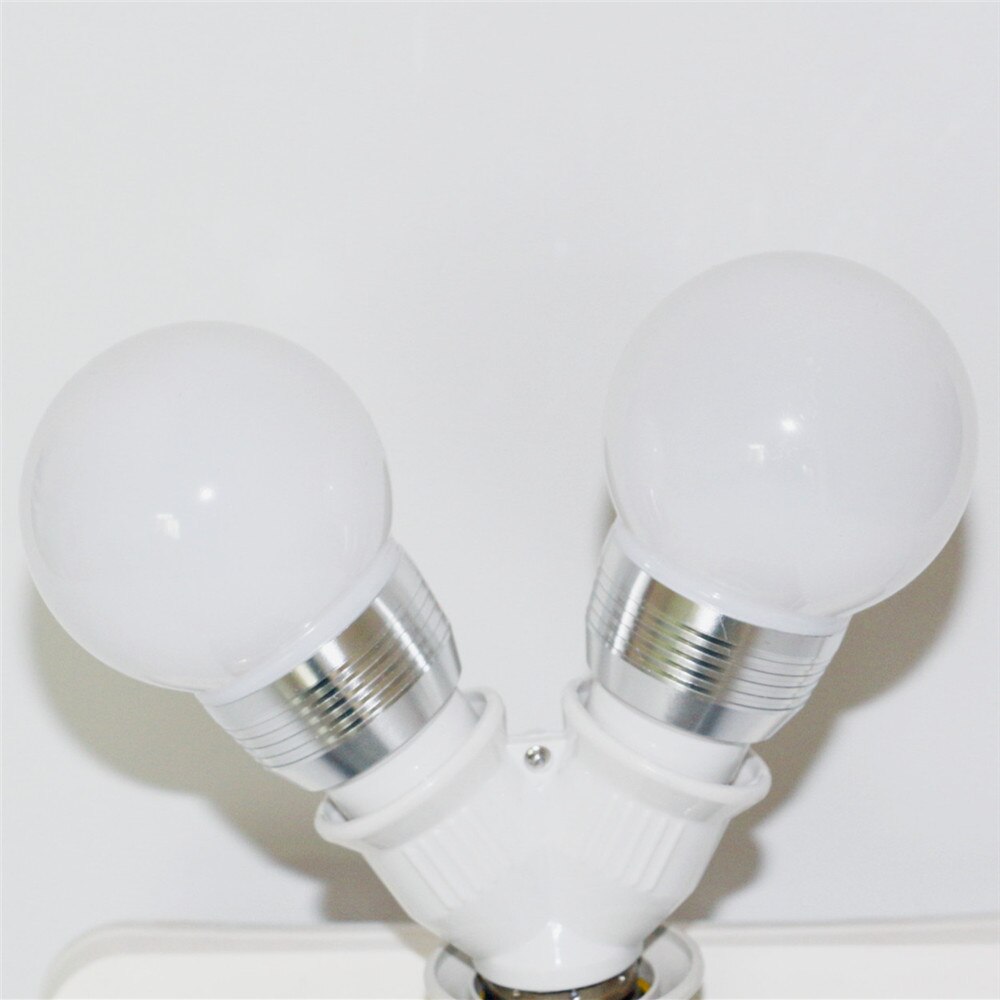 E27 to 2E27 Lamp Holder Converter E27 Splitter to 2 E27 LED halogen Y Shape Light Lamp Bulb Adapter Converter Free Shipping