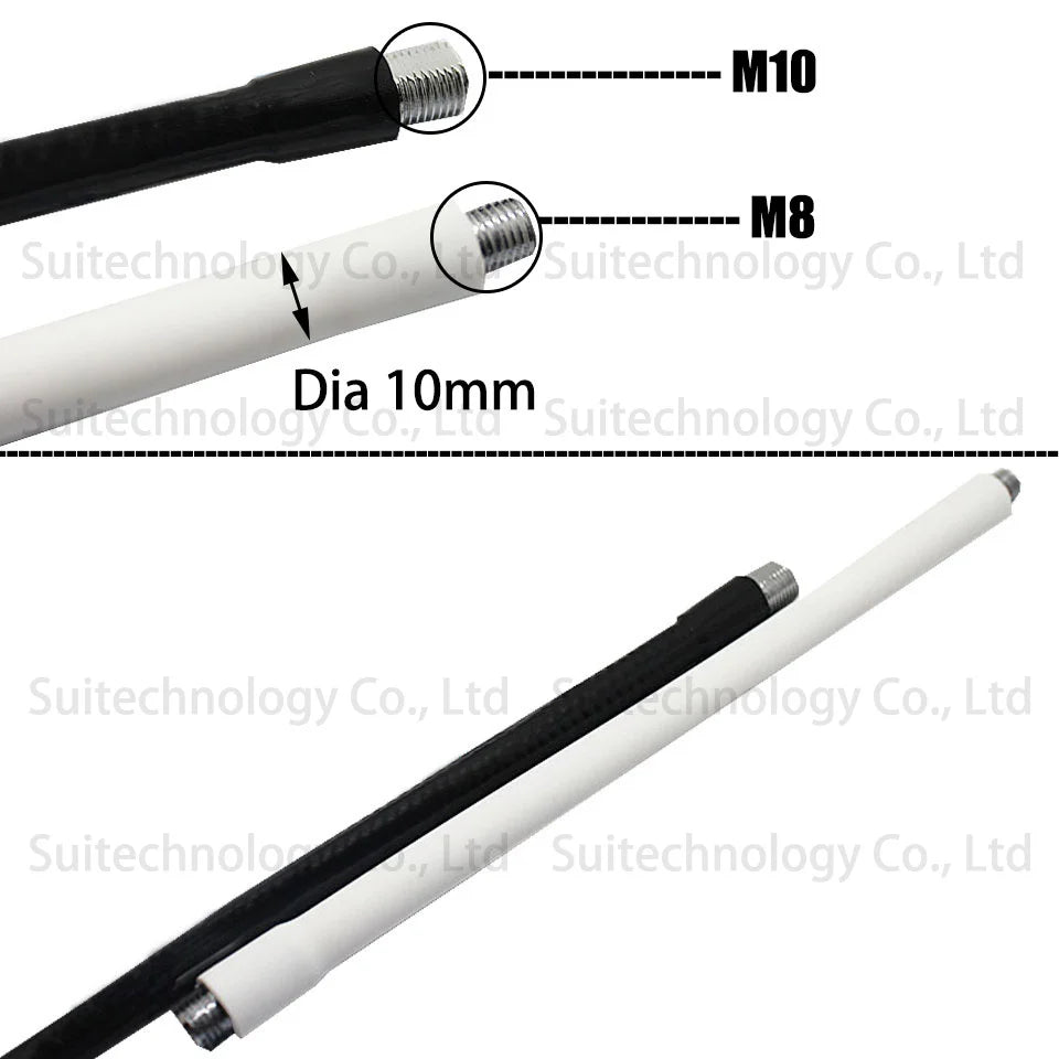 Dia 10mm LED Gooseneck - Silicone Flexible Lamp Holder (10cm–60cm)