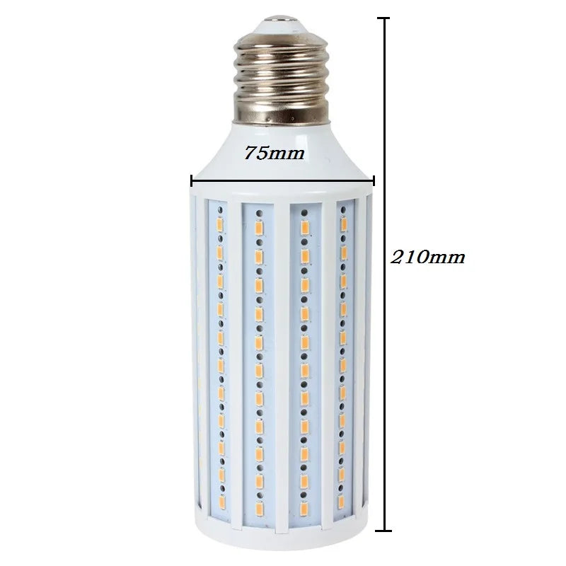 50W LED Lamp AC 220V 110V LED Corn Lamp SMD 5730 Super Bright 4300 LM 165 LEDs 360 Degree E40 LED Lamp for Outdoor Lighting