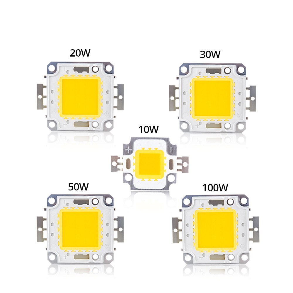 High Brightness LED Beads Chip 10W 20W 30W 50W 100W LED COB Chip White Warm White High Quality for DIY Flood Light Spotlight